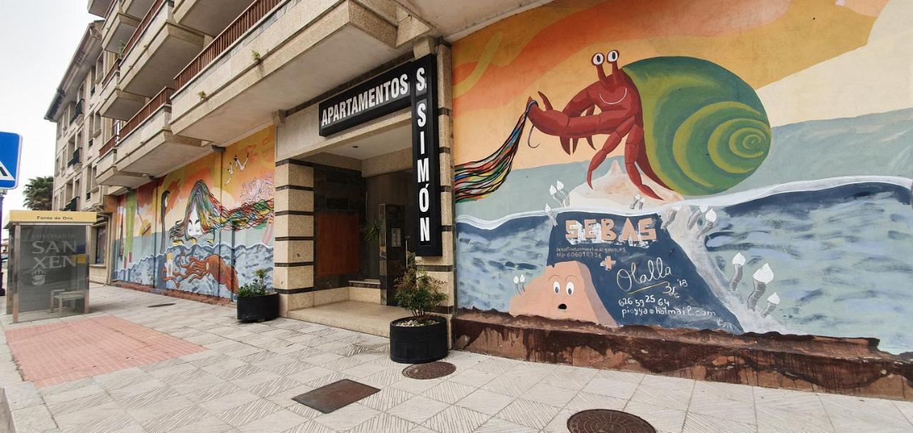 Dabelmar A Lanzada Sanxenxo Apartman Kültér fotó